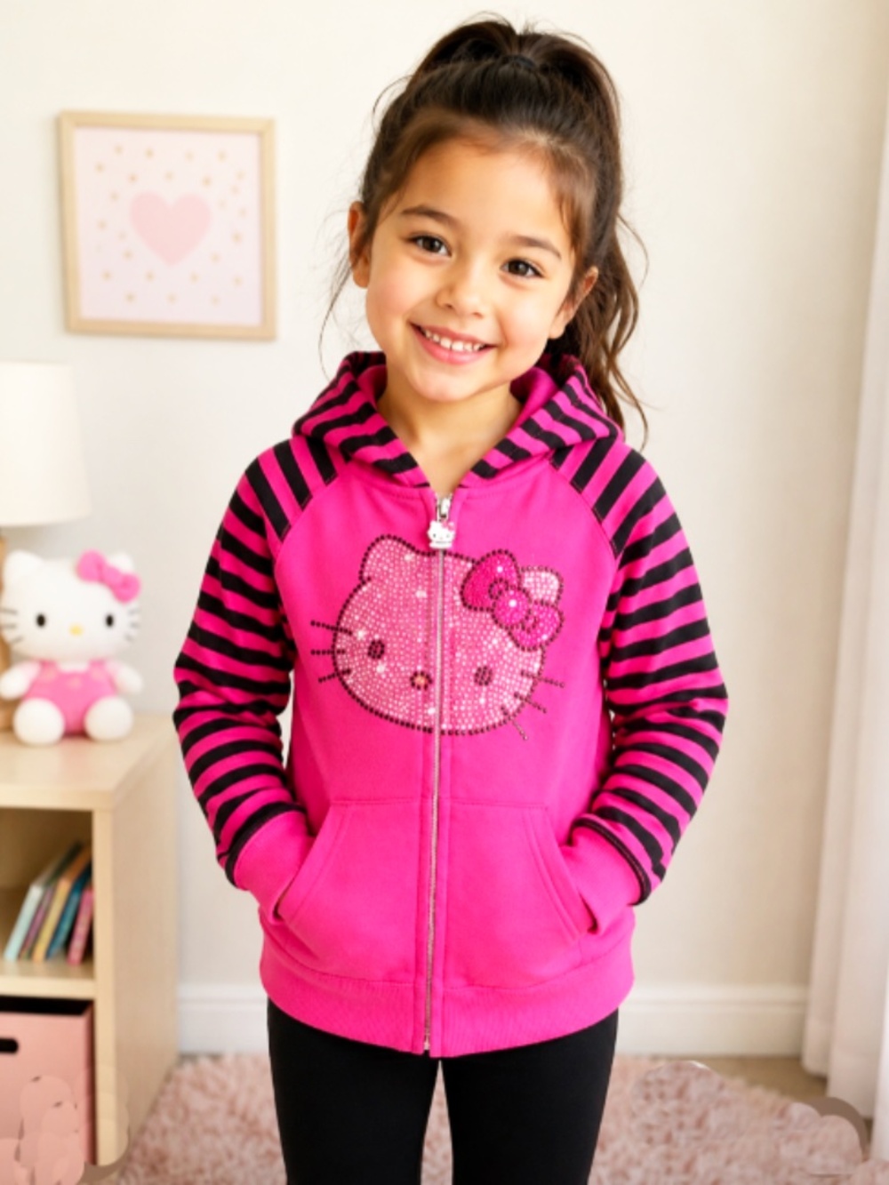 NWOT Hello Kitty Hoodie Size 6